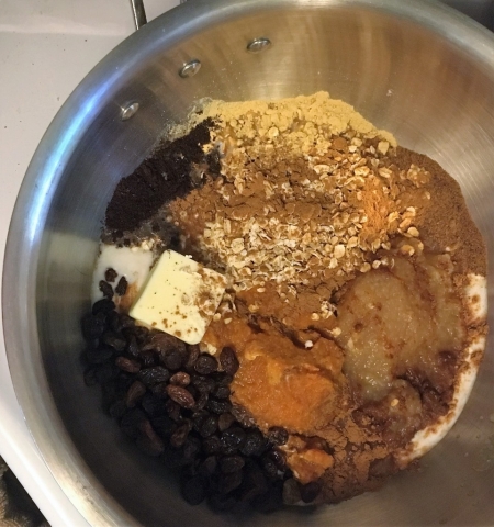 Ingredients of Pumpkin Oatmeal