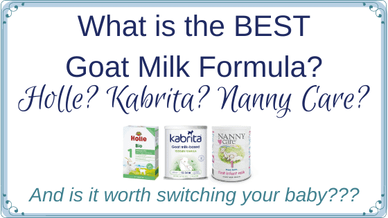 best goat milk formula